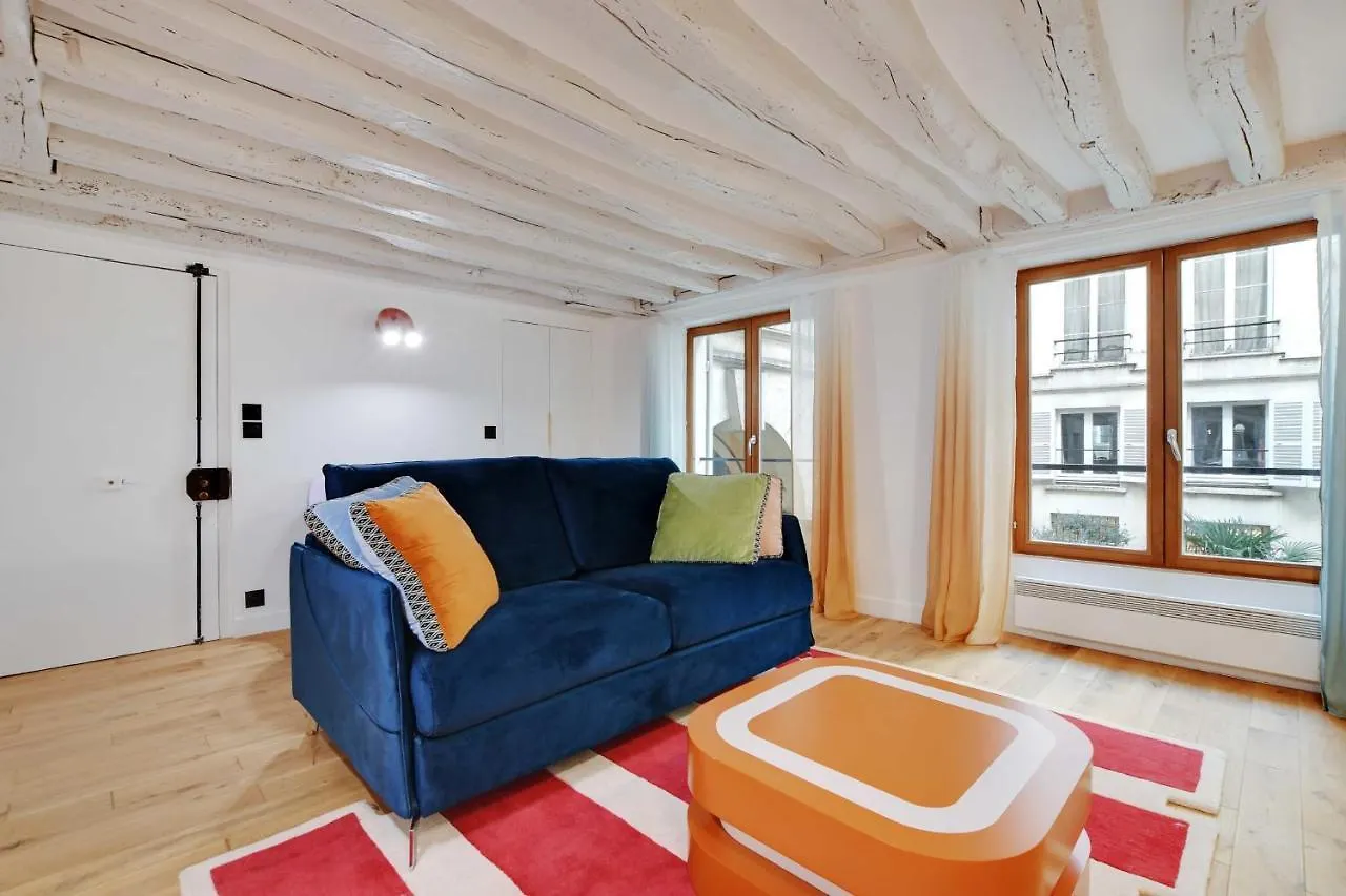 Joyful Apartment - 2Br-6P - Louvre-Rivoli París 0*,